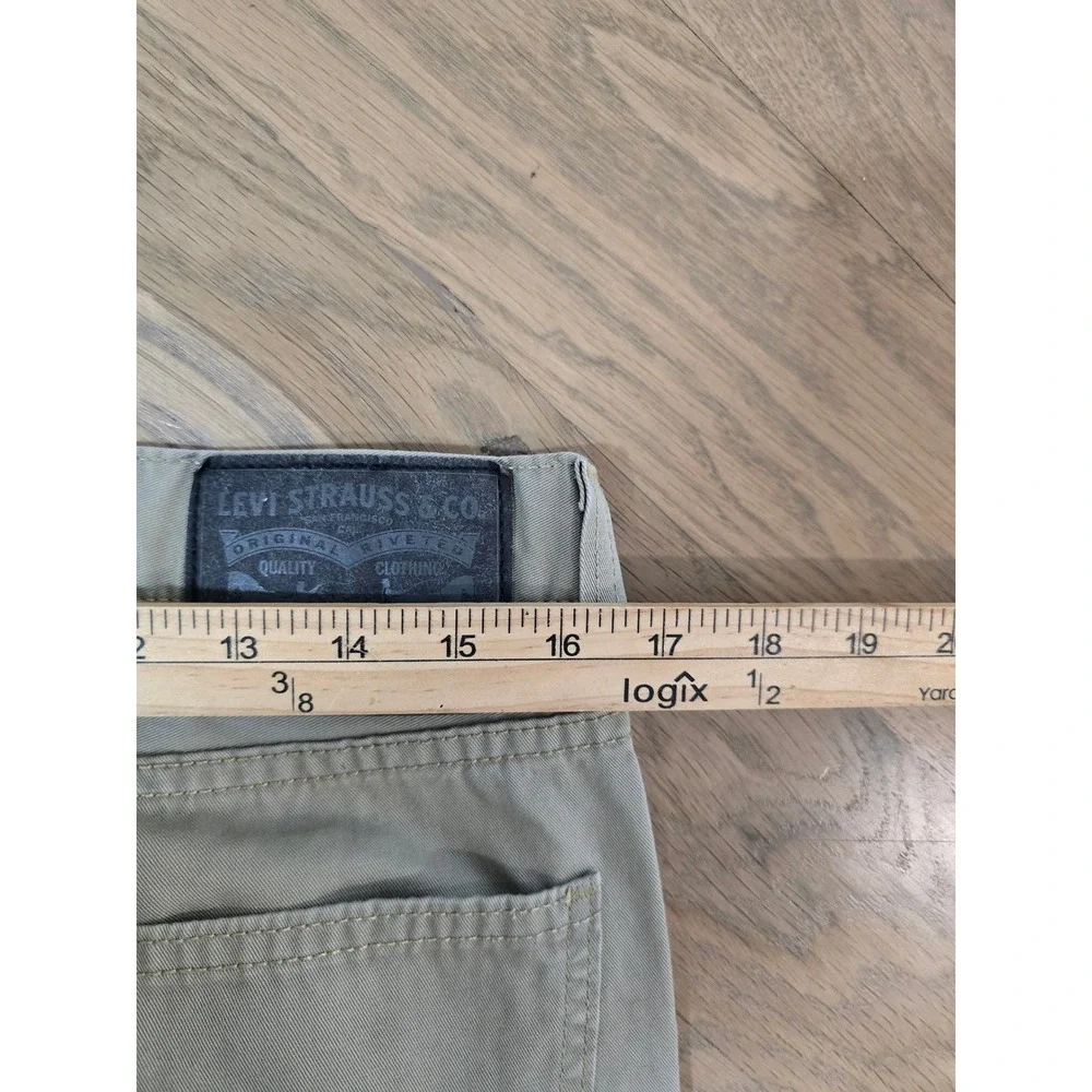 Levi Strauss 511 Slim Fit Chino Pants Mens 32x30 Khaki Tan Cotton Trousers